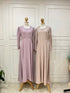 Women Round Neck Long Empire Dress